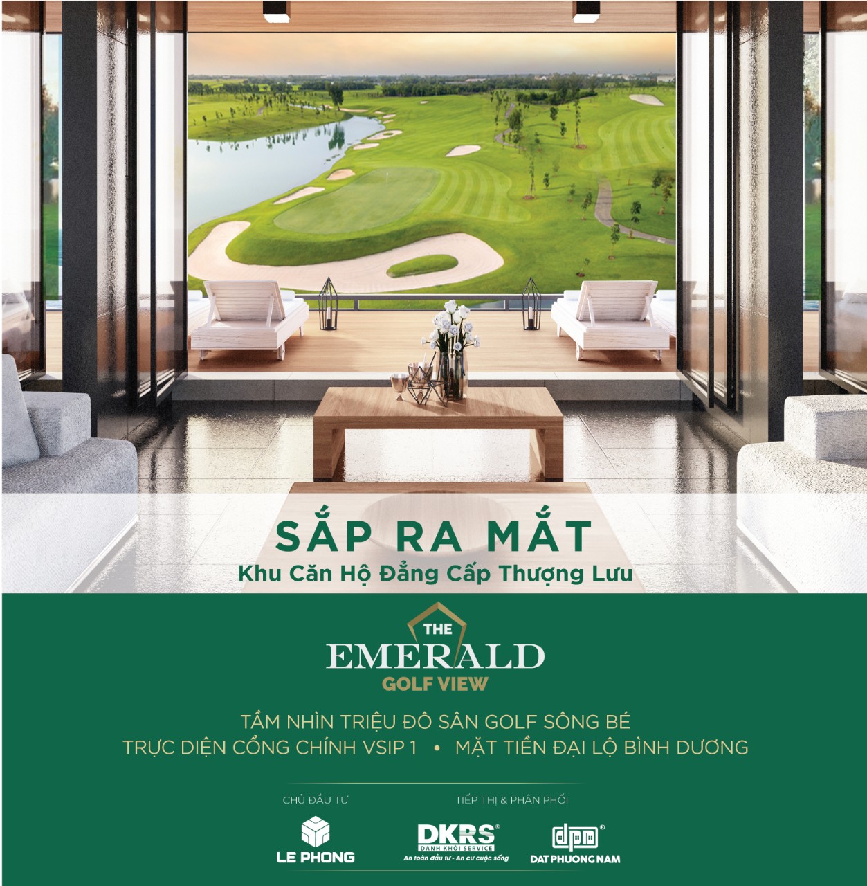 SẮP RA MẮT DỰ ÁN KHU CĂN HỘ ĐẲNG CẤP THƯỢNG LƯU - THE EMERALD GOLF VIEW