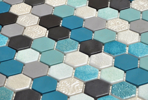 Gạch mosaic lục giác